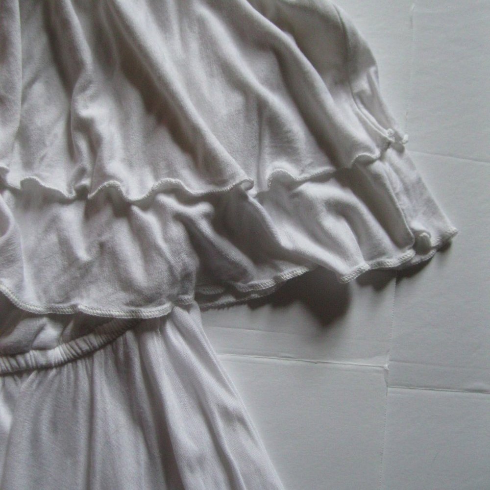 Olsenboye White Goddess-Style Strapless Dress - Picture 3 of 12